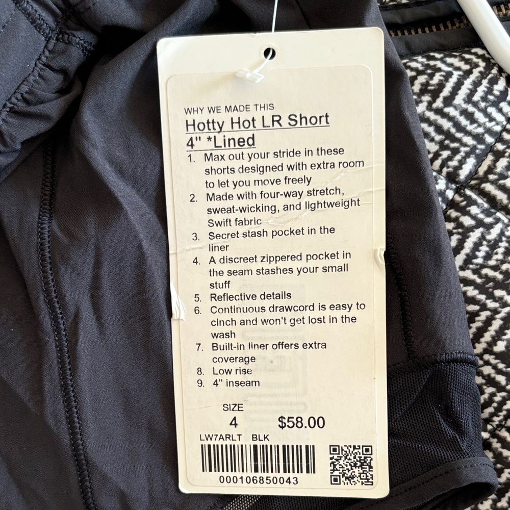 lululemon Black Athletic Shorts- NWT - Picture 7 of 7